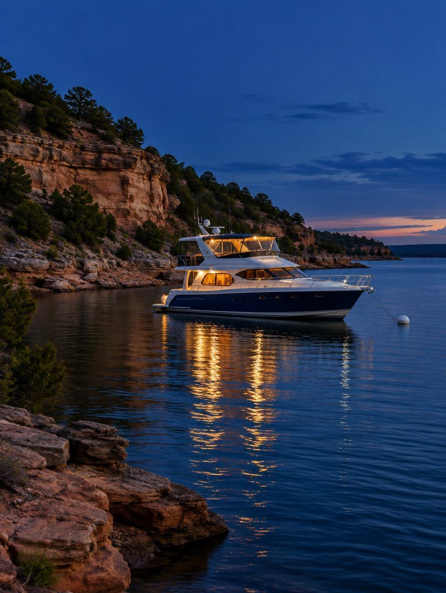 Lake Texoma at dusk